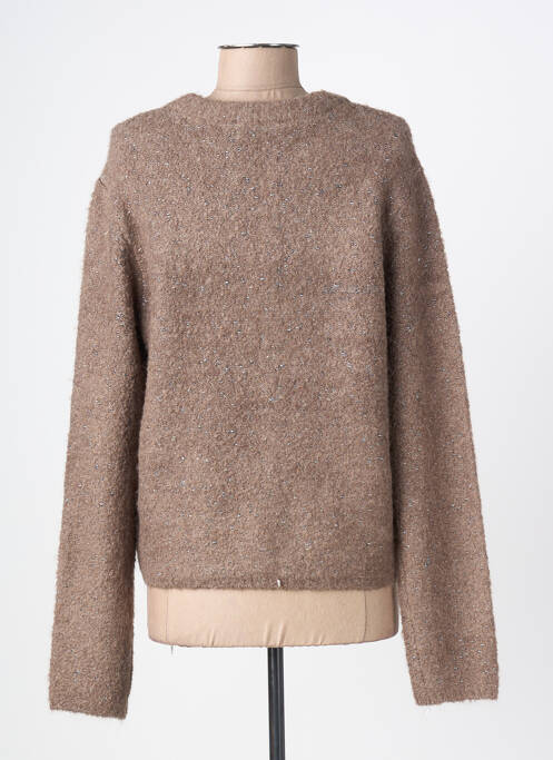 Gilet manches longues stretch marron BETTY BARCLAY femme