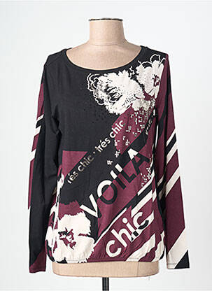 T-shirt manches longues manches longues noir BETTY BARCLAY femme