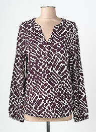 Blouse imprimé fantaisie manches longues violet CECIL femme