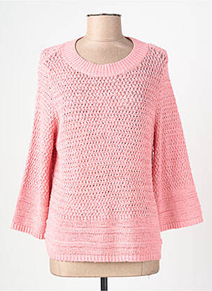 Pull coupe droite manches longues rose BETTY BARCLAY femme