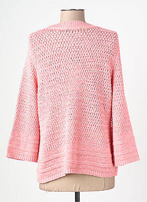 Pull coupe droite manches longues rose BETTY BARCLAY femme