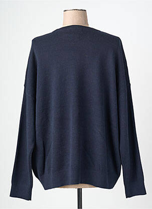 Pull coupe droite manches longues bleu CECIL femme