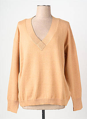 Pull coupe droite manches longues orange ESPRIT DE LA MER femme