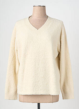 Pull coupe droite manches longues beige BETTY BARCLAY femme