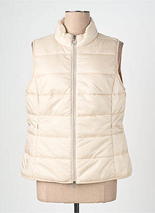 Doudoune fermeture zippée sur le devant sans capuche beige BETTY BARCLAY femme