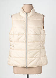 Doudoune fermeture zippée sur le devant sans capuche beige BETTY BARCLAY femme
