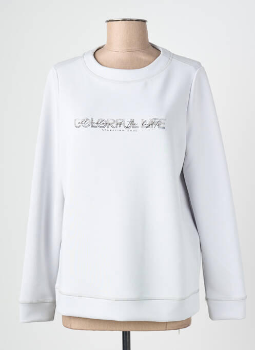 Sweat-shirt manches longues manches longues bleu CECIL femme