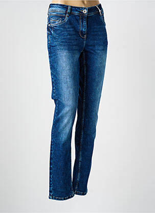 Jeans coupe slim stretch taille normale bleu CECIL femme