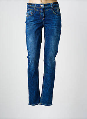 Jeans coupe slim stretch taille normale bleu CECIL femme
