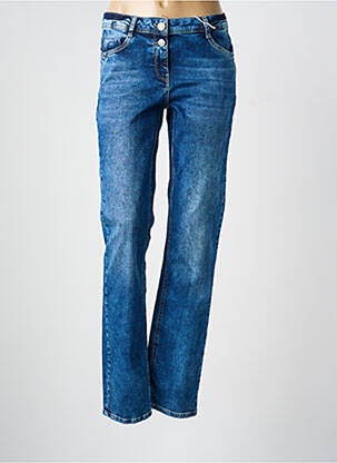 Jeans coupe droite stretch taille basse bleu CECIL femme