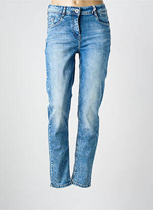 Jeans coupe slim taille basse taille basse bleu CECIL femme