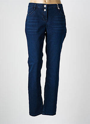 Jeans coupe slim taille basse taille basse bleu CECIL femme