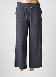 Pantalon large tissage popeline taille normale gris 99.90 femme