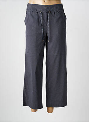 Pantalon large tissage popeline taille normale gris 99.90 femme