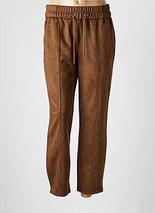 Pantalon chino taille normale taille normale marron CECIL femme