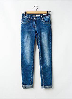 Jeans coupe slim stretch taille normale bleu CECIL femme