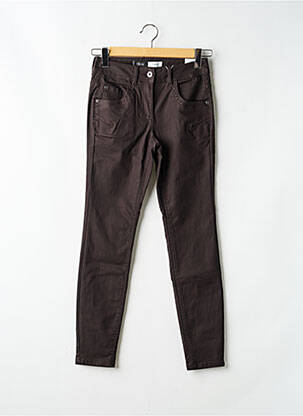 Jeans coupe slim taille normale taille normale marron CECIL femme