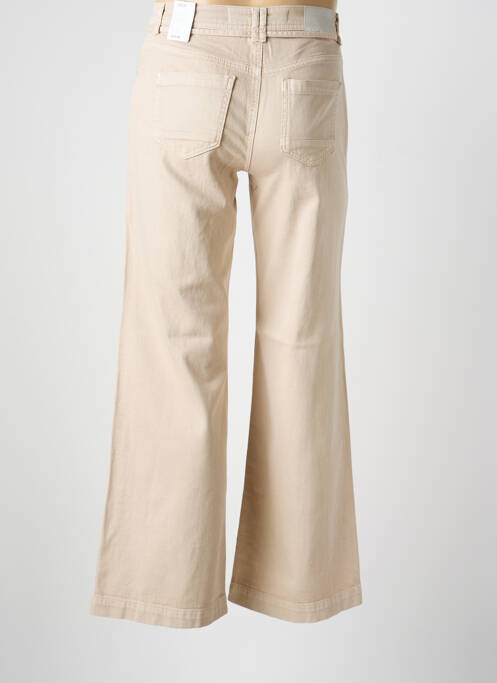 Jean coupe flare stretch taille normale beige CECIL femme