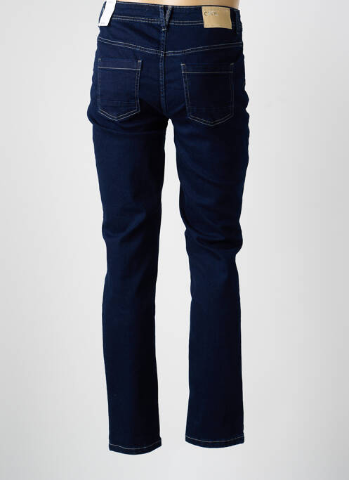 Jeans coupe slim tissage brut taille basse bleu CECIL femme