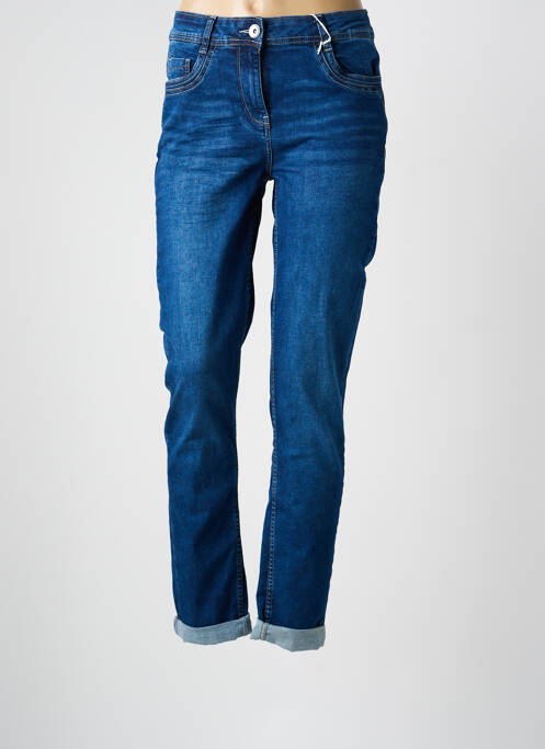 Jeans coupe slim stretch taille normale bleu CECIL femme