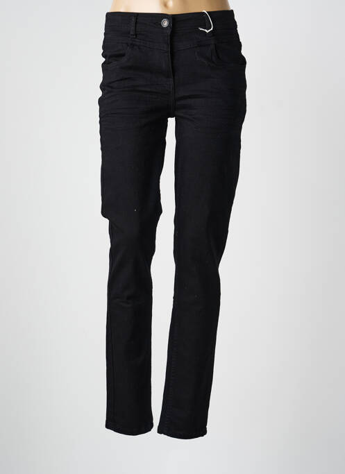Jeans coupe slim stretch taille normale noir CECIL femme