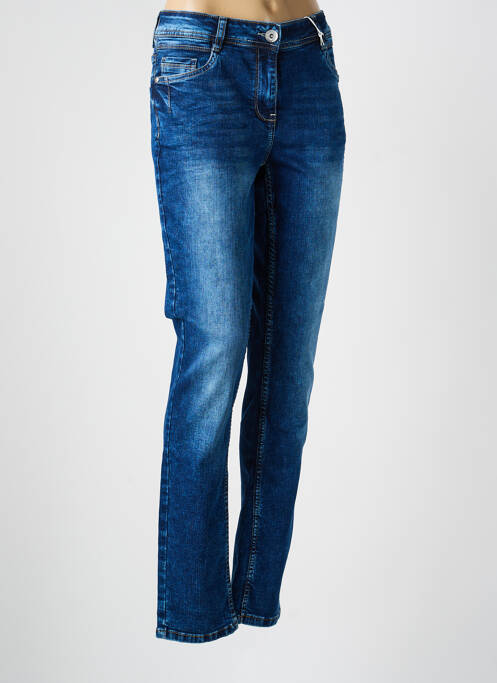 Jeans coupe slim stretch taille normale bleu CECIL femme