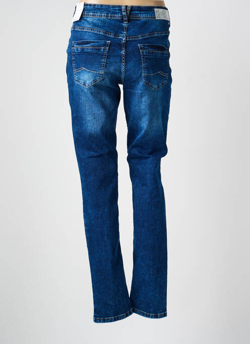 Jeans coupe slim stretch taille normale bleu CECIL femme