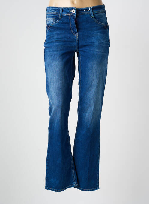 Jeans bootcut stretch taille basse bleu CECIL femme