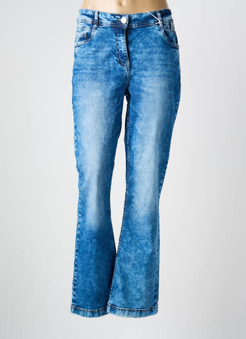 Jeans bootcut stretch taille basse bleu CECIL femme