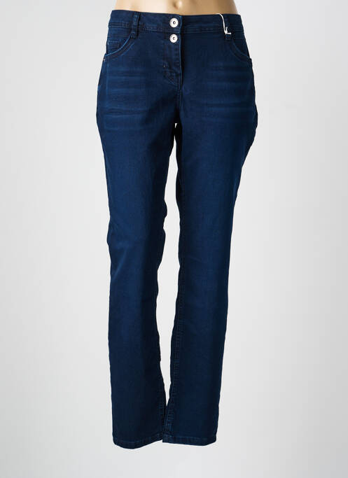 Jeans coupe slim taille basse taille basse bleu CECIL femme