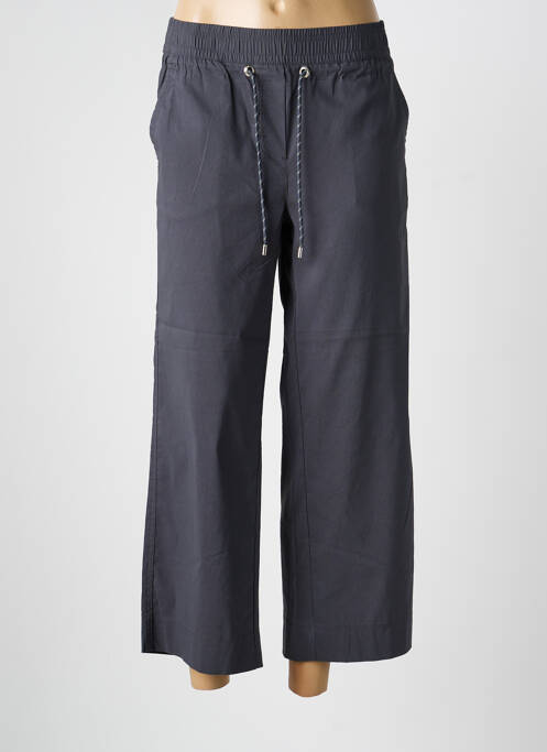 Pantalon large tissage popeline taille normale gris 99.90 femme