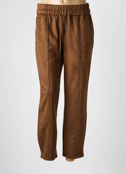 Pantalon chino taille normale taille normale marron CECIL femme
