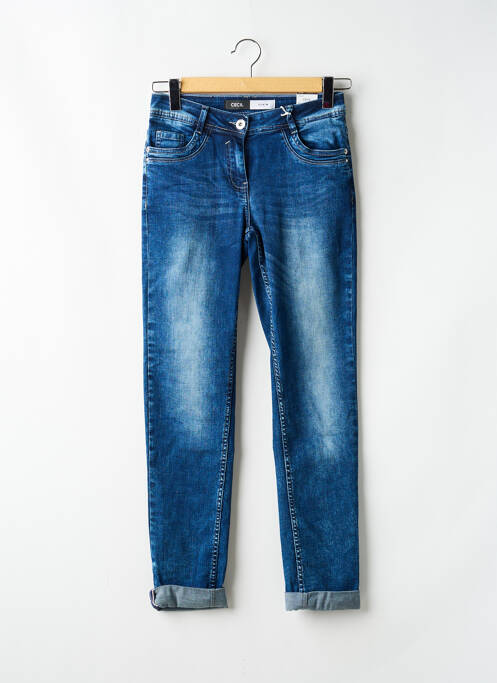 Jeans coupe slim stretch taille normale bleu CECIL femme