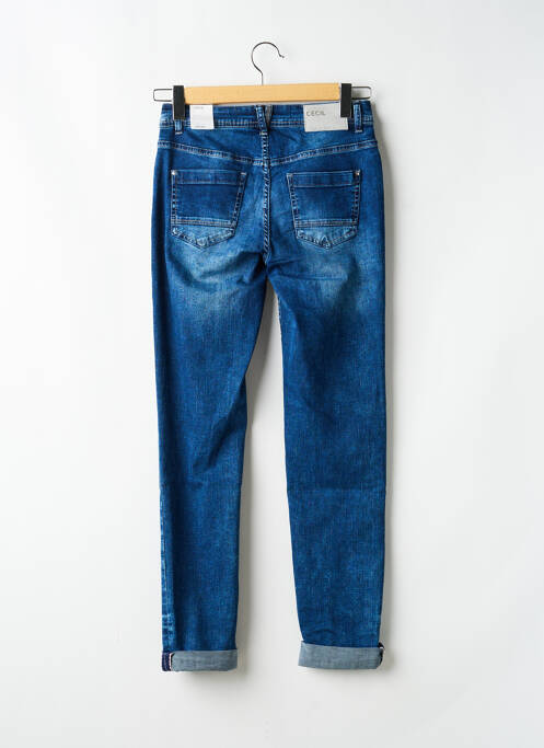 Jeans coupe slim stretch taille normale bleu CECIL femme