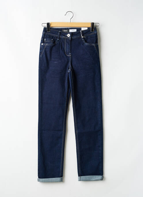Jeans coupe droite taille normale taille normale bleu CECIL femme