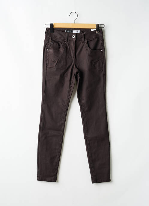 Jeans coupe slim taille normale taille normale marron CECIL femme