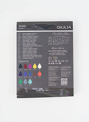 Collants stretch noir GIULIA femme