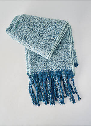 Echarpe maille tricot bleu CECIL femme