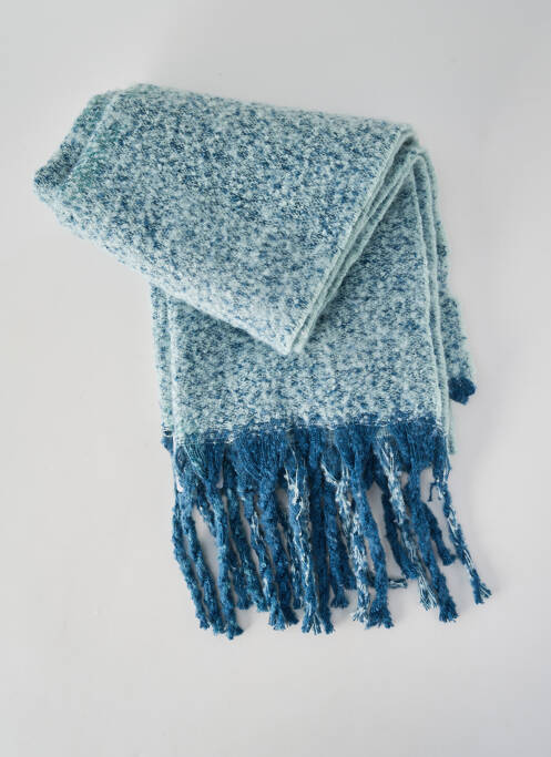 Echarpe maille tricot bleu CECIL femme