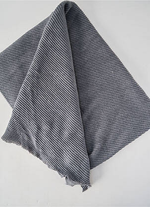 Echarpe maille fine gris CECIL femme