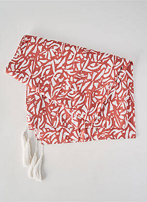 Foulard tissage popeline rouge ESPRIT DE LA MER femme