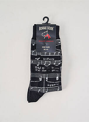 Chaussettes imprimé fantaisie bleu BONNIE DOON homme