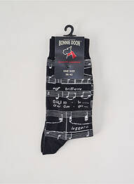 Chaussettes imprimé fantaisie bleu BONNIE DOON homme