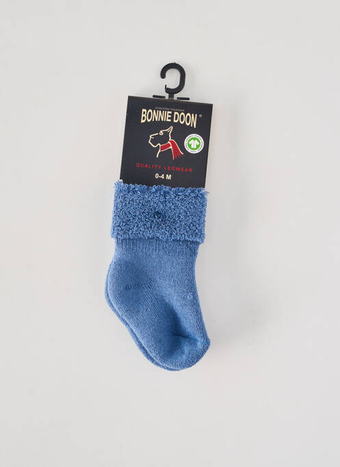 Chaussettes tissage popeline bleu BONNIE DOON enfant