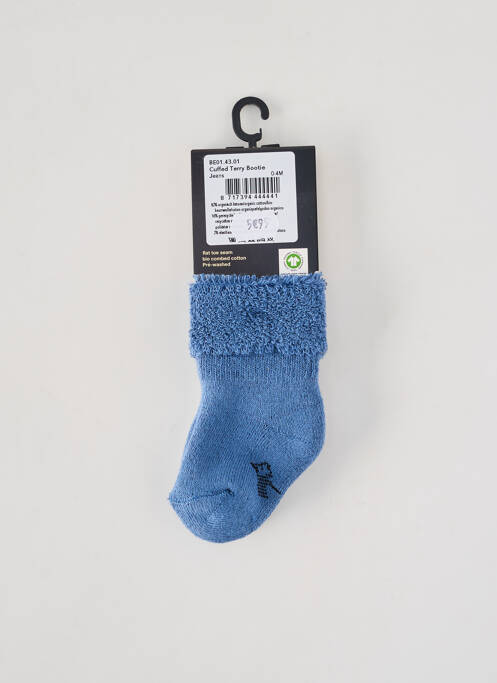 Chaussettes tissage popeline bleu BONNIE DOON enfant