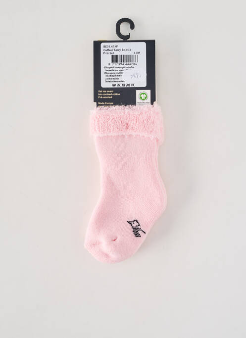 Chaussettes tissage popeline rose BONNIE DOON enfant