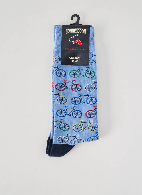 Chaussettes imprimé fantaisie bleu BONNIE DOON homme