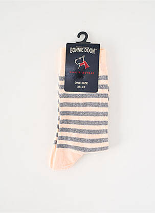 Chaussettes stretch rose BONNIE DOON femme