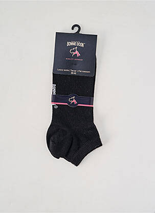 Chaussettes stretch noir BONNIE DOON homme