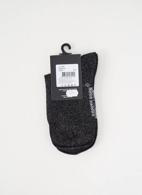 Chaussettes stretch noir BONNIE DOON femme